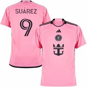 adidas Kids Inter Miami Home Jersey 'Suarez' Sz L - NWT